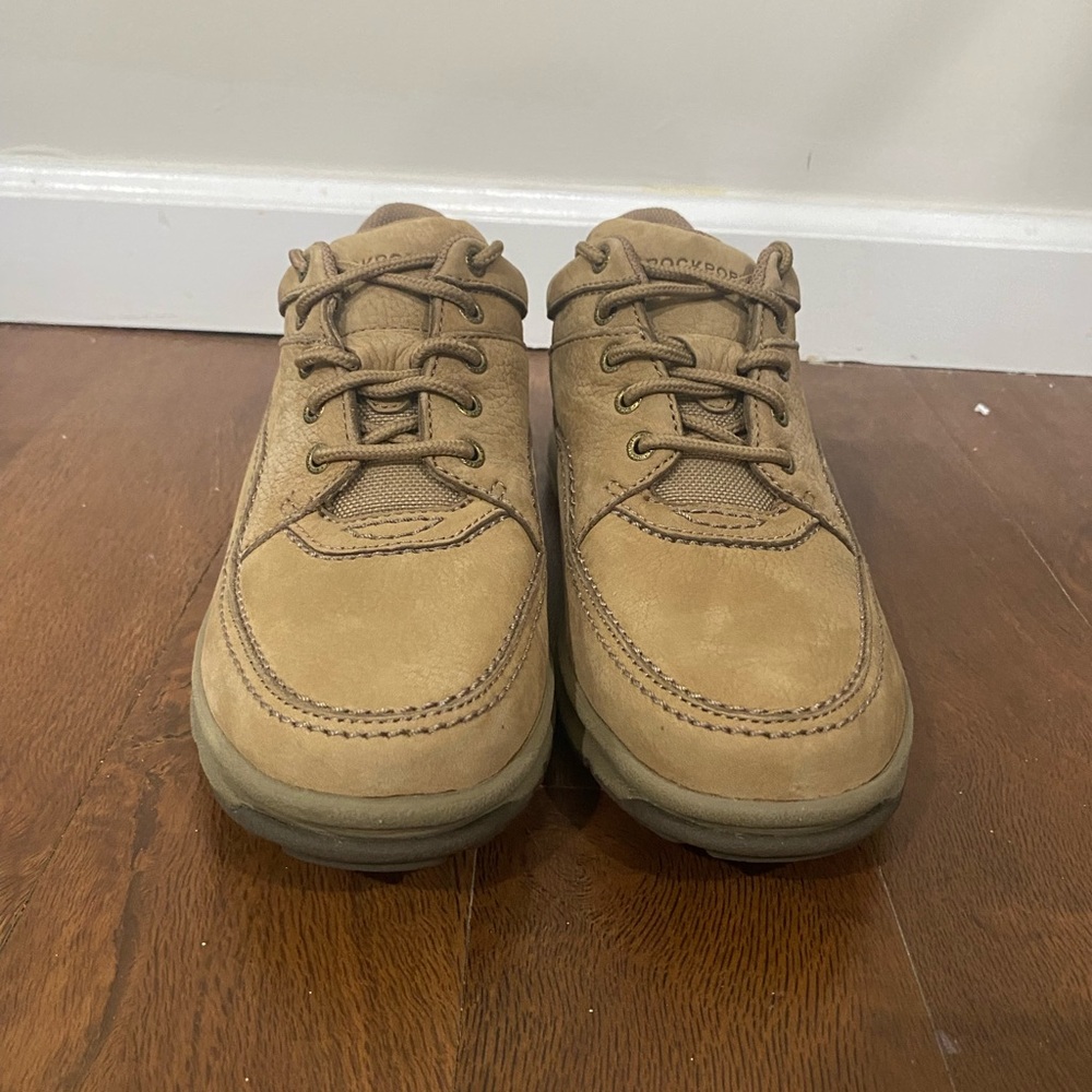 Rockport Shoes Mens Size 9 Sand NBK Sable Nubuck Leather WWT13 W